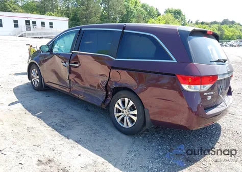 2014 Honda Odyssey Ex-L from USA, damaged, VIN 5FNRL5H64EB076088